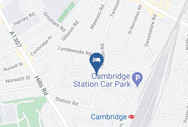 Cambridgeshire - The Orlando Hotel Maps
