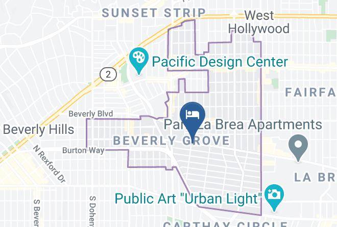 Los Angeles - The Orlando Hotel Maps