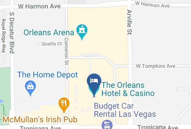 Clark - The Orleans Hotel & Casino Maps