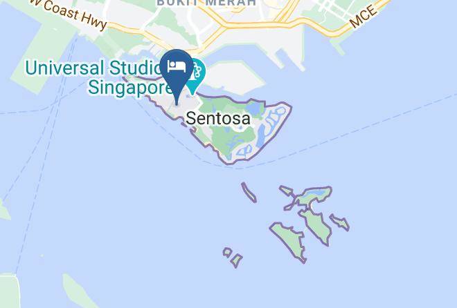 The Outpost Hotel Sentosa Map