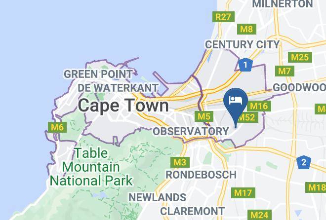 City Of Cape Town - The Oval Bed And Breakfast Maps