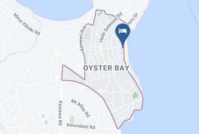 Kinondoni - The Oyster Bay Hotel Maps