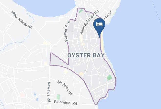 Kinondoni - The Oyster Bay Suites Maps