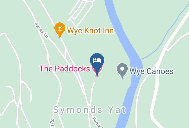 Herefordshire - The Paddocks Hotel Maps