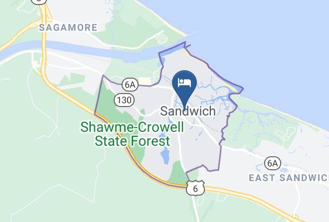 Barnstable - The Painted Lady Bed And Breakfast Maps