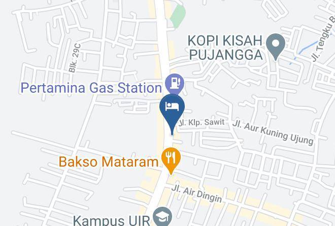 Pekanbaru - The Palace Hotel Maps