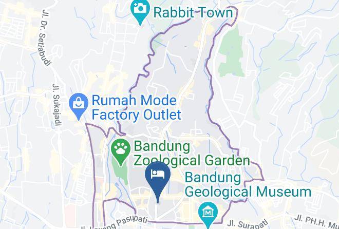 Bandung - The Palais Dago Hotel Maps