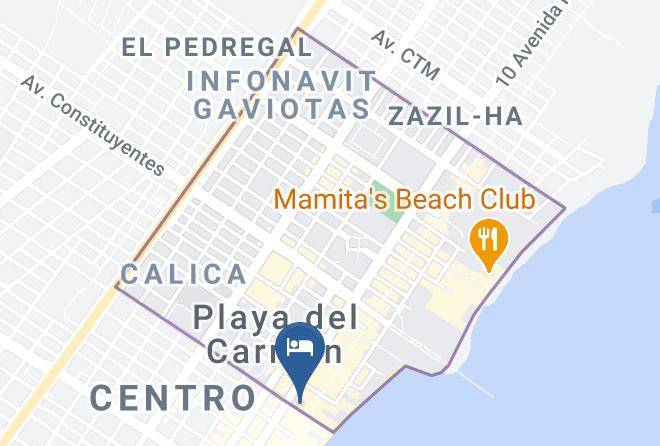 Solidaridad - The Palm At Playa Maps