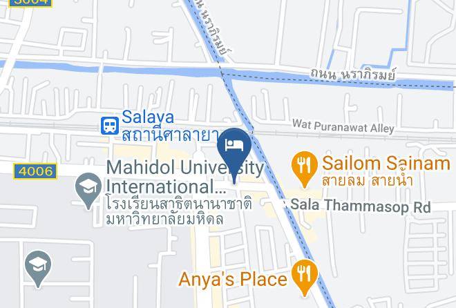 Amphoe Phutthamonthon - The Palm Hotel Maps