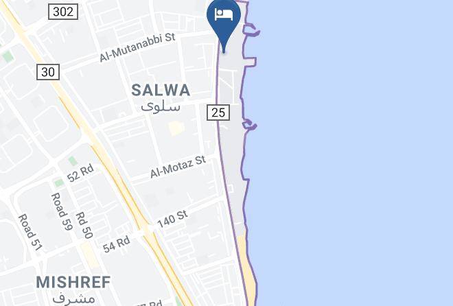 Coast Strip A - The Palms Beach Hotel And Spa Maps