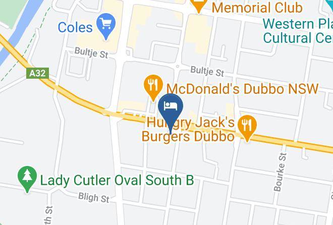 Western Plains Regional - The Palms Motel Dubbo Maps