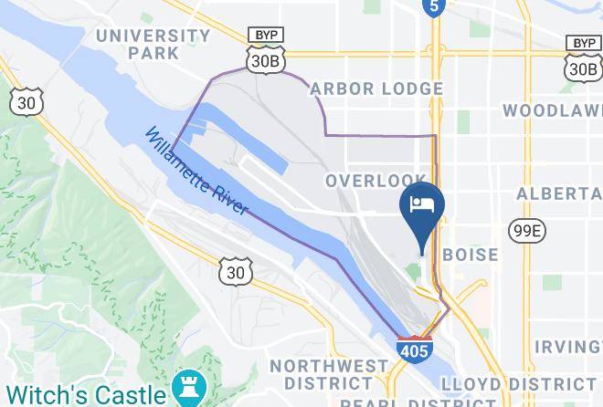 Multnomah - The Palms Motel Maps
