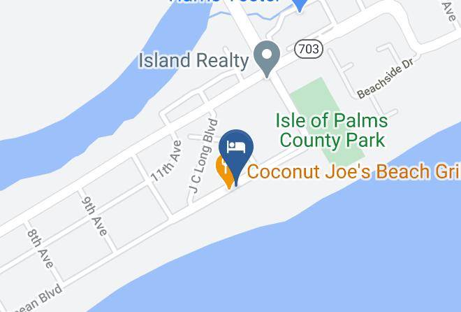 Charleston - The Palms Oceanfront Hotel Maps