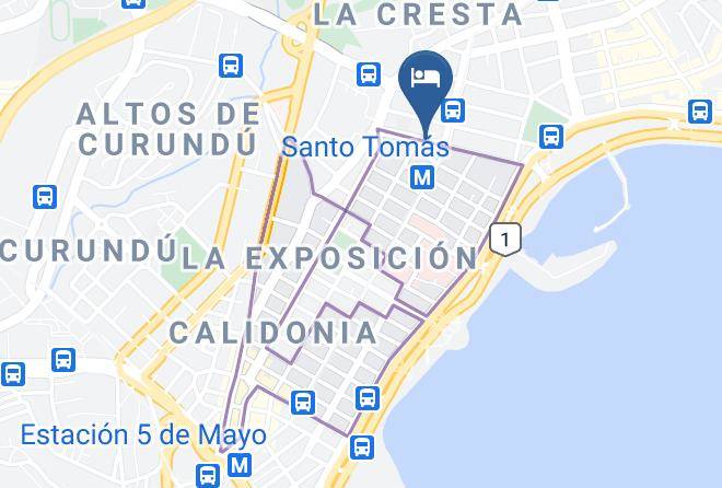 Bella Vista - The Panams Hotel Boutique Maps
