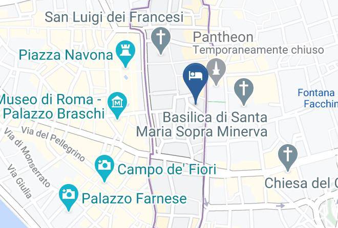 Rome - The Pantheon Iconic Rome Hotel Autograph Collection Maps
