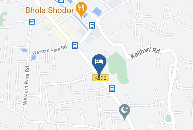 Barisal - The Papillon Hotel Maps