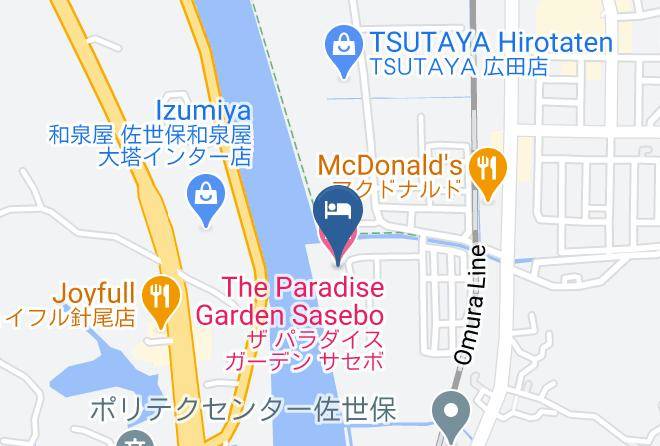 The Paradise Garden Sasebo Map