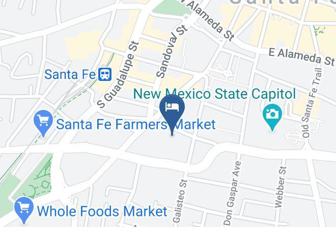 Santa Fe - The Parador Santa Fe Maps