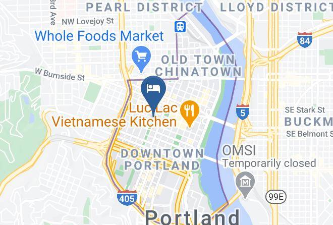 Multnomah - The Paramount Hotel Portland Maps