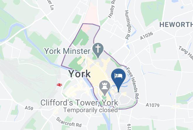 York - The Parisi Hotel York Maps