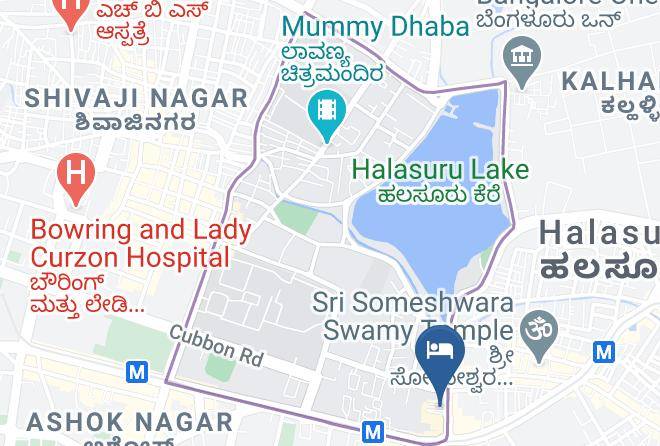 The Park Bangalore Map