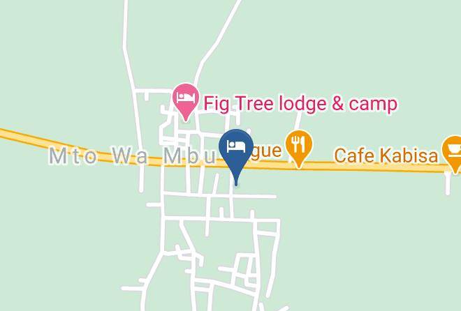 Monduli - The Park Bridge Hotel Maps