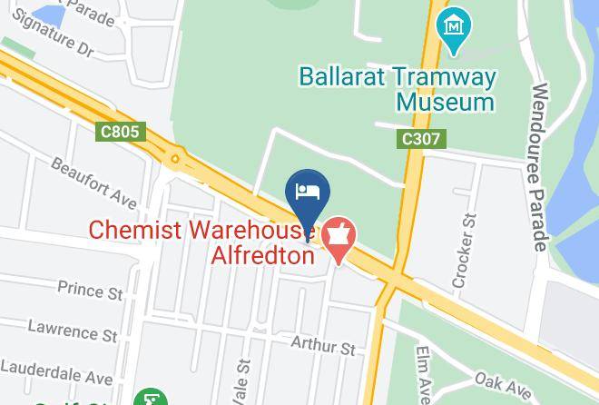 Ballarat - The Park Hotel Maps