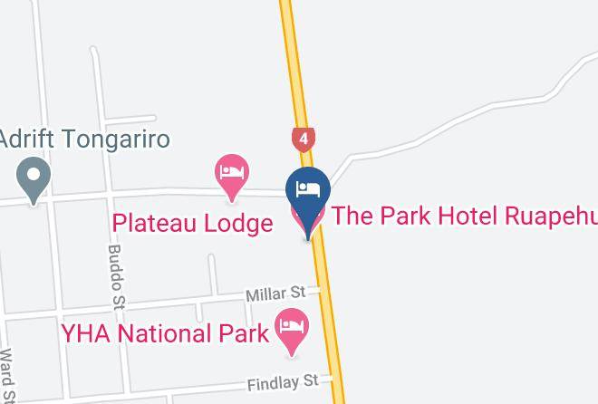 Ruapehu - The Park Hotel Ruapehu Maps