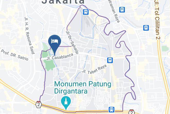 Jakarta Selatan - The Park Lane Hotel Maps
