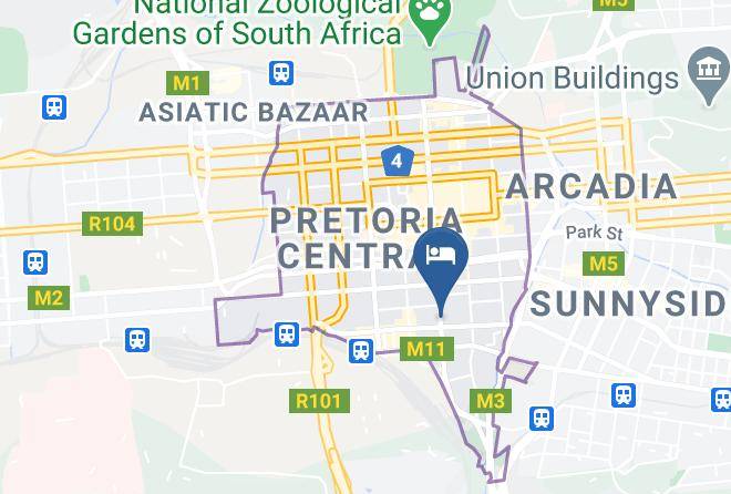 City Of Tshwane - The Park Lodge Hotel Maps
