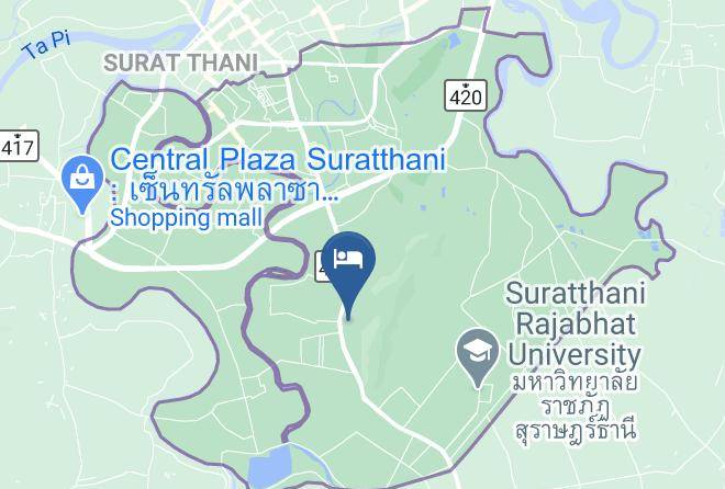 Amphoe Mueang Surat Thani - The Park Mountain Resort Maps