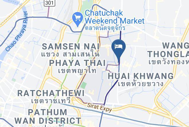 Huai Khwang - The Park Residence Bangkok Maps