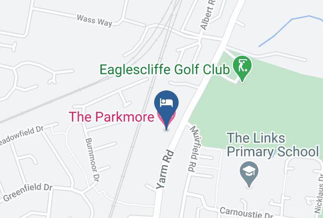 Stockton On Tees - The Parkmore Hotel Maps
