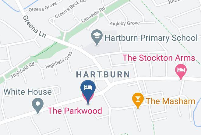 Stockton On Tees - The Parkwood Hotel Maps