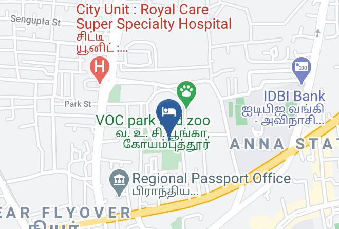 Coimbatore - The Parries Hotel Maps