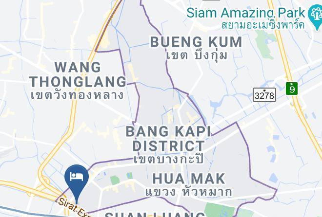 Bang Kapi District - The Patra Hotel Rama9 Maps