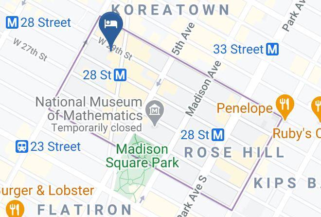 New York - The Paul Hotel Nyc Maps