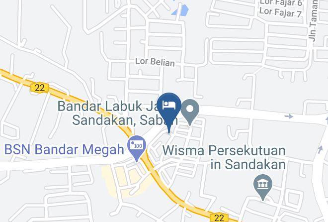 The Pavilion Hotel Map