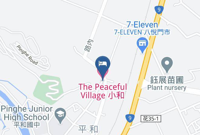 The Peaceful Village Mapa - Taiwan - Hualiennty