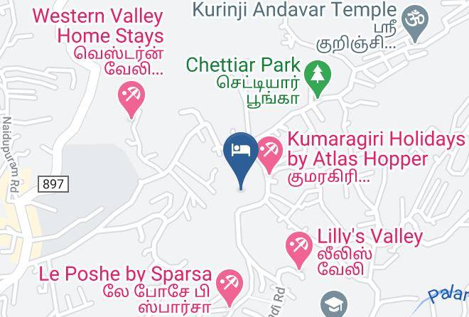Kodaikanal - The Peak Resorts Maps