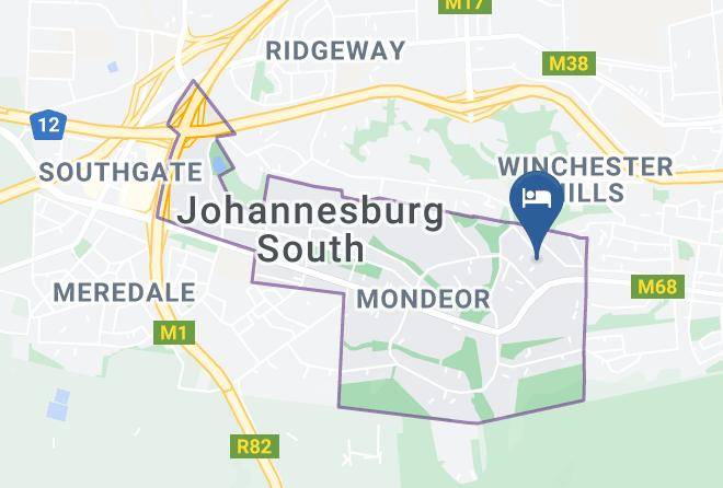 City Of Johannesburg - The Pearl Guest Houst Maps