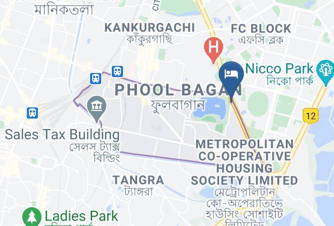 Kolkata - The Pearl Hotel Maps