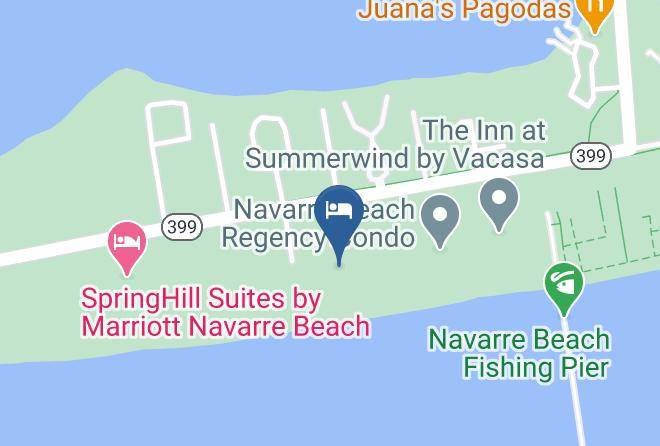 Santa Rosa - The Pearl Of Navarre Beach Maps