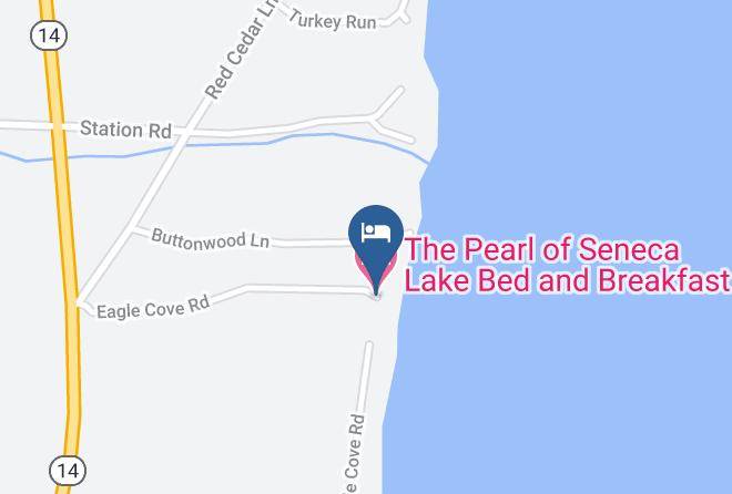 Yates - The Pearl Of Seneca Lake Bed And Breakfast Maps