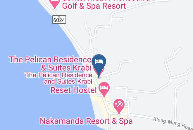 Mueang Krabi District - The Pelican Residence & Suites Krabi Maps