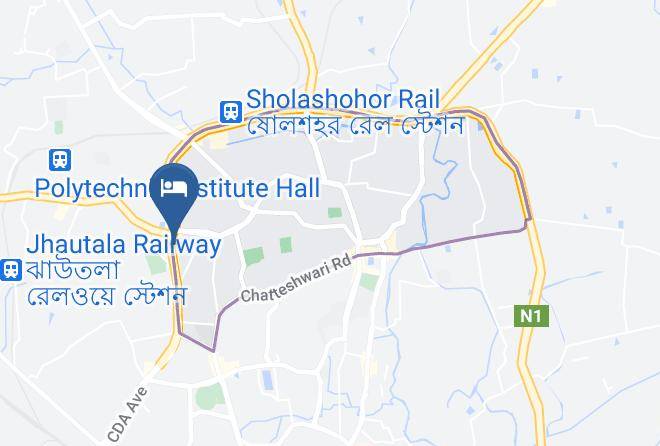 The Peninsula Chittagong Map