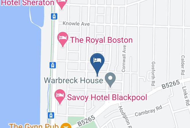 Blackpool - The Penrhyn Hotel Maps