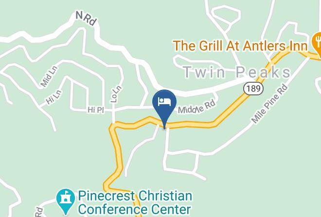 San Bernardino - The Perch At Twin Peaks Maps