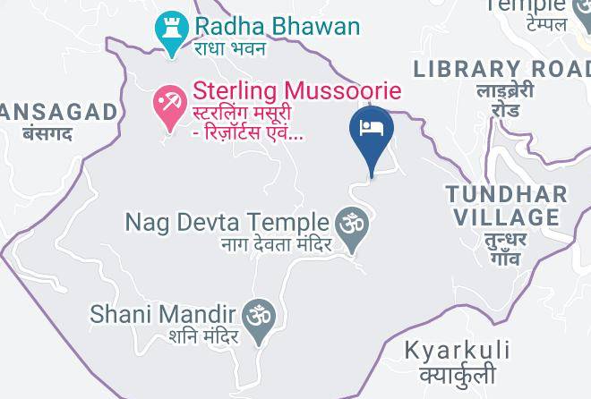 Mussoorie - Wildflower Cottage Maps