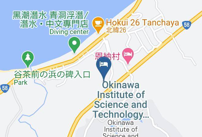 Onna Vil Kunigami District - The Peridot Smart Hotel Tancha Ward Maps